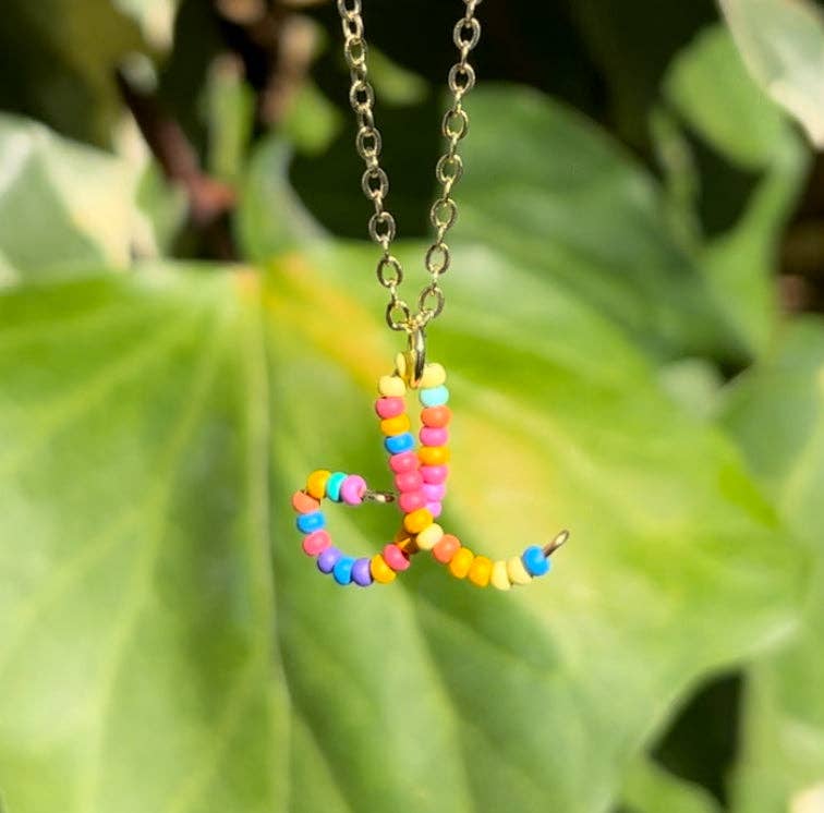 MorninGloria's - Wholesale Pendant/Charm Necklace - Beaded Initial Necklace8