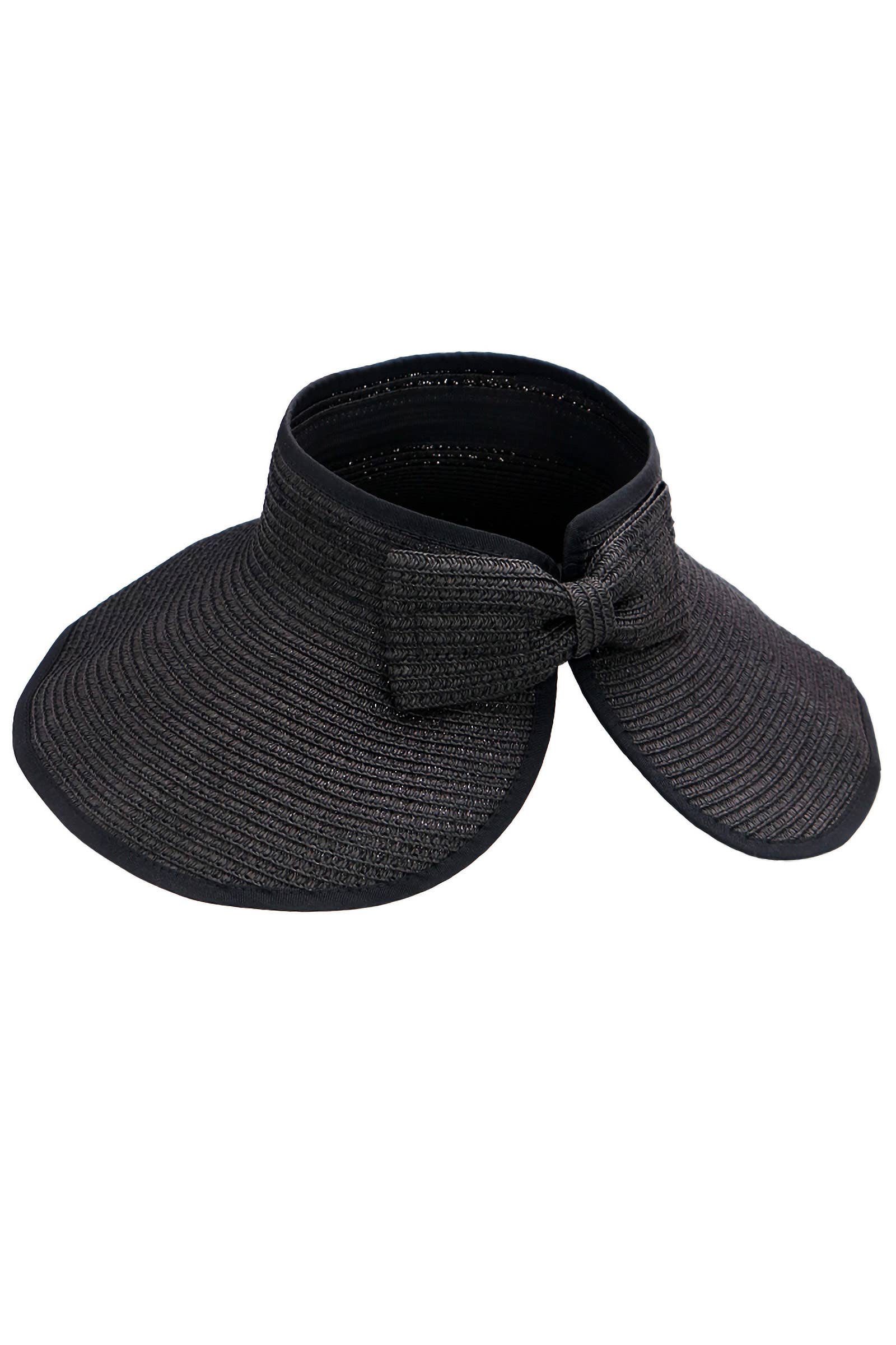 Cap Zone – Großhandel Strohhut – Damen – Pack-and-Go-Papierstroh-Breitrand-Sonnenhut1