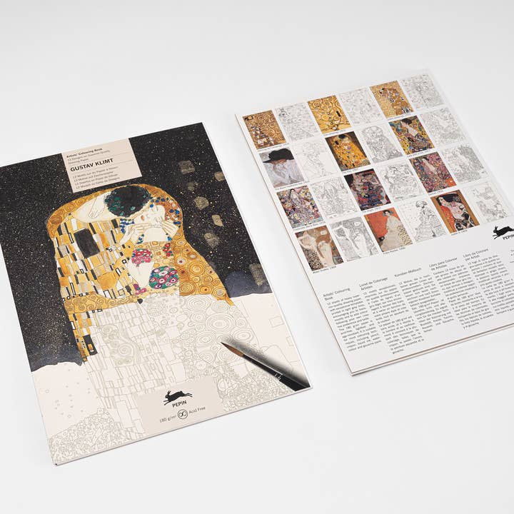 Gustav Klimt Künstler-Malbuch für den Großhandel von Pepin Press