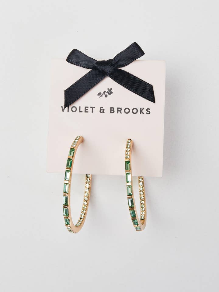 Aro de Baguete de Cristal por atacado de Violet & Brooks