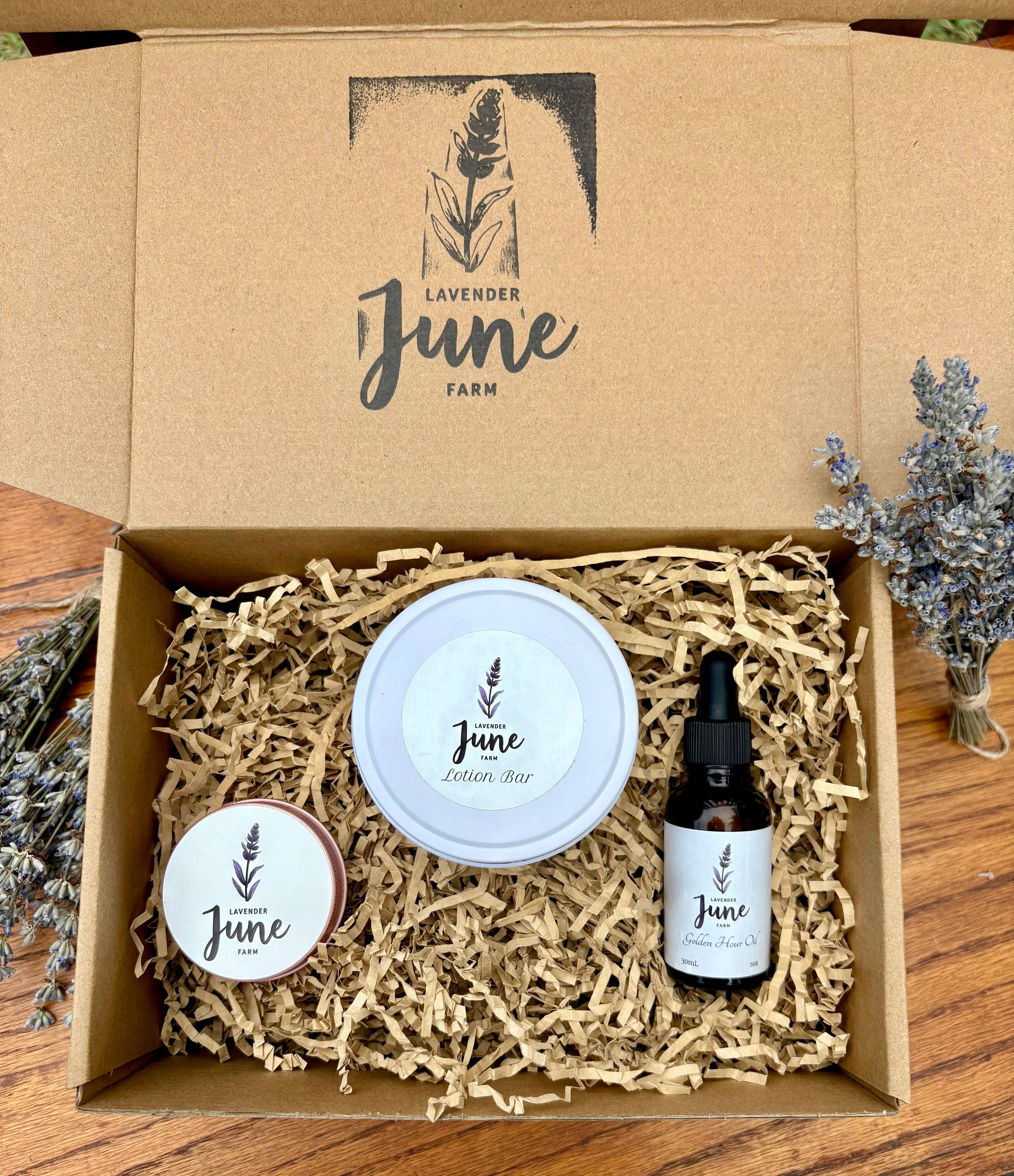 Lavender June Farm - Wholesale Bath & Body Set - Golden Hour Bundle