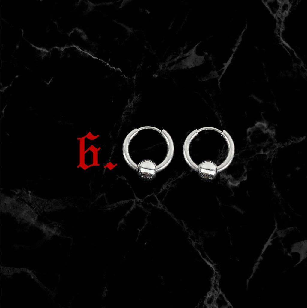 While Odin Sleeps - Wholesale Hangende/ronde oorbellen - Bouw je eigen hoepels (staal)5