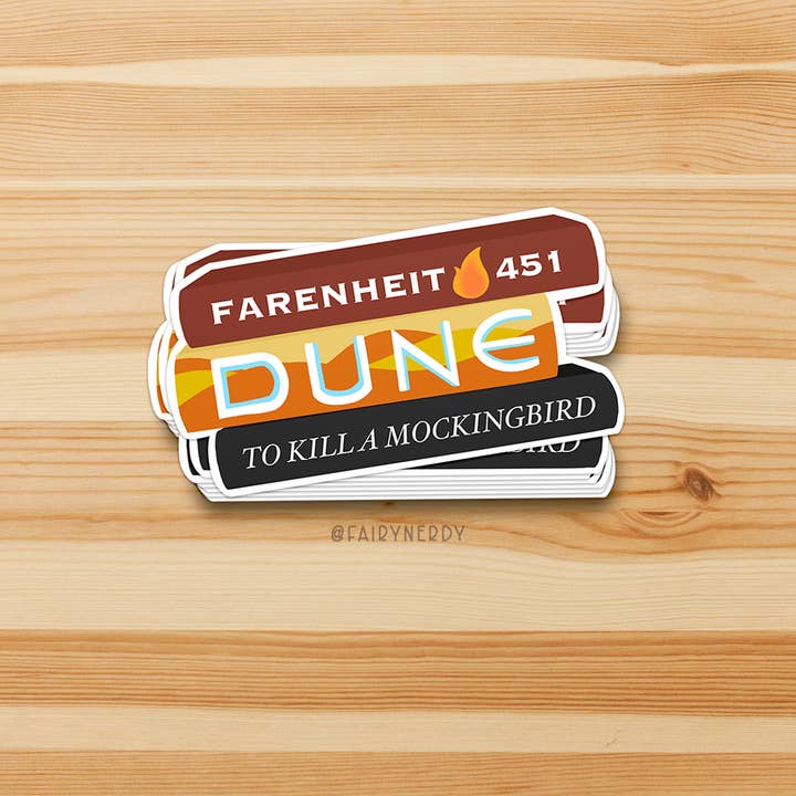 Autocollant subtil FDT pour lecteurs, autocollant pour amoureux des livres pour la vente par FairyNerdy