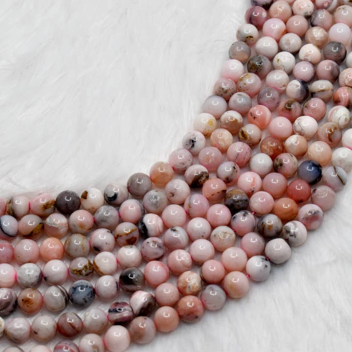 Soothing Crystals - Wholesale Beads - Crystal Jewelry Beads | Pink Opal | Healing Gemstone Beads