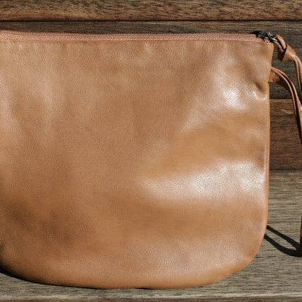 Makers & Providers - Wholesale Clutch bag – women's - U-Pouch - Camel0