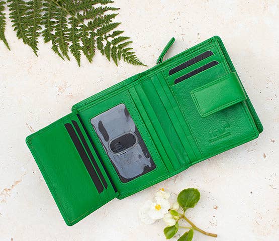 PRIMEHIDE - Vente Portefeuille – femme - Petit sac à main en cuir à trois volets Verona - 231133