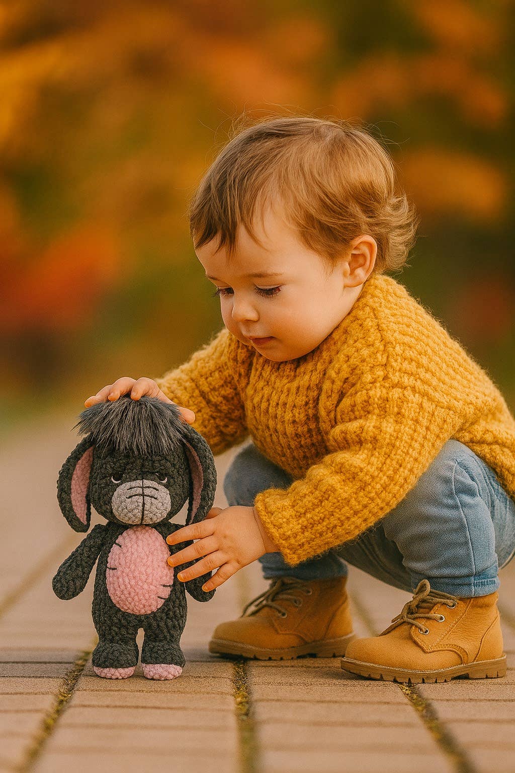 Magnetic Soul – wholesale Stuffed/plush toy – Kids & baby – Handmade Donkey Crochet Plush – Soft Amigurumi Donkey Toy1