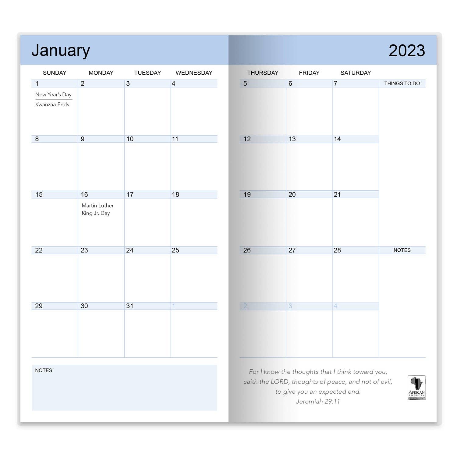 African American Expressions - Wholesale Planner - 2026-2027 Woman With God Checkbook Planner1