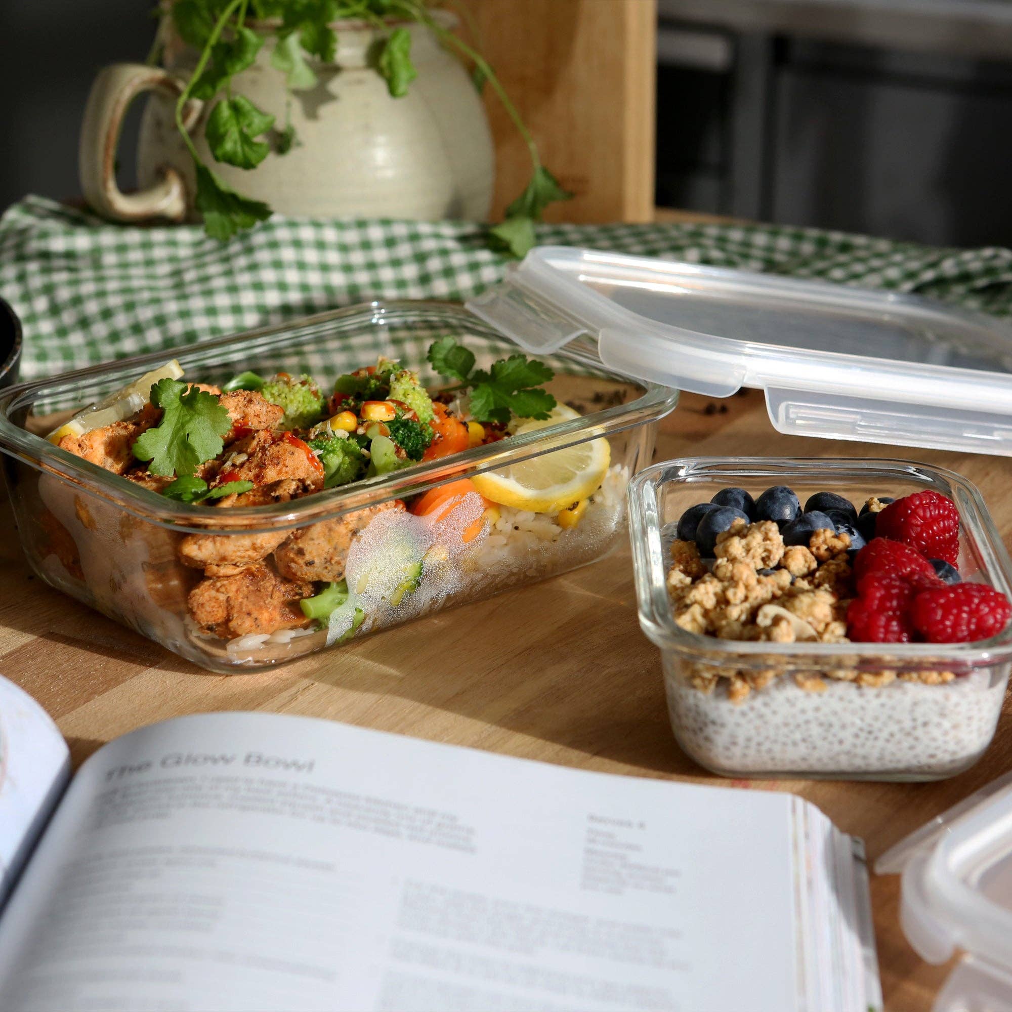 Rinkit Ltd – wholesale Matlåda – 10-delars set med glasmatlådor med lock3