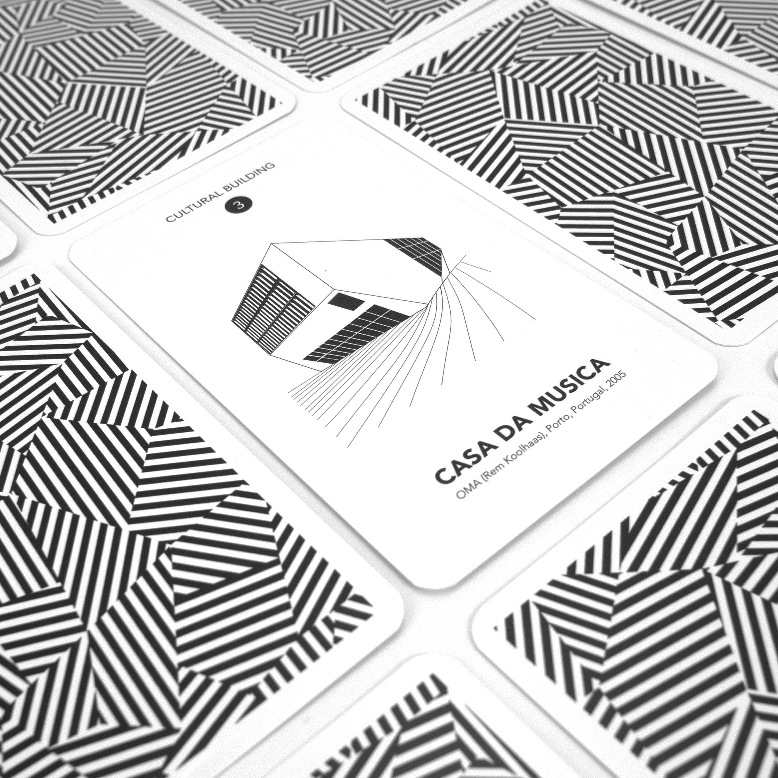 Cinqpoints – Jogo de cartas por atacado – Jogo de Cartas Arquitetura Icónica Presente de Natal1