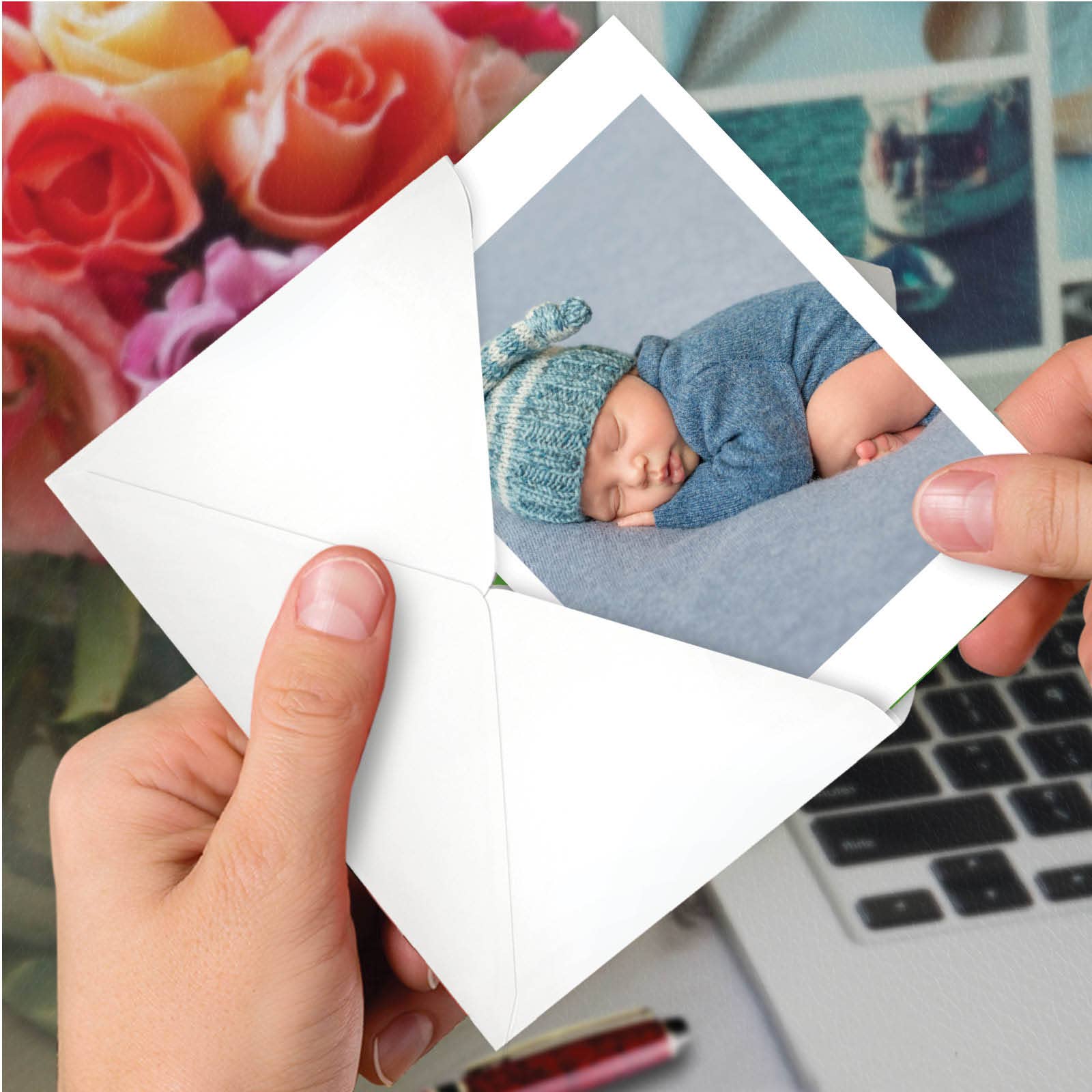 NobleWorks - Venta al por mayor Tarjetas de felicitación - Baby Card - Tarjeta Blissful Babies2