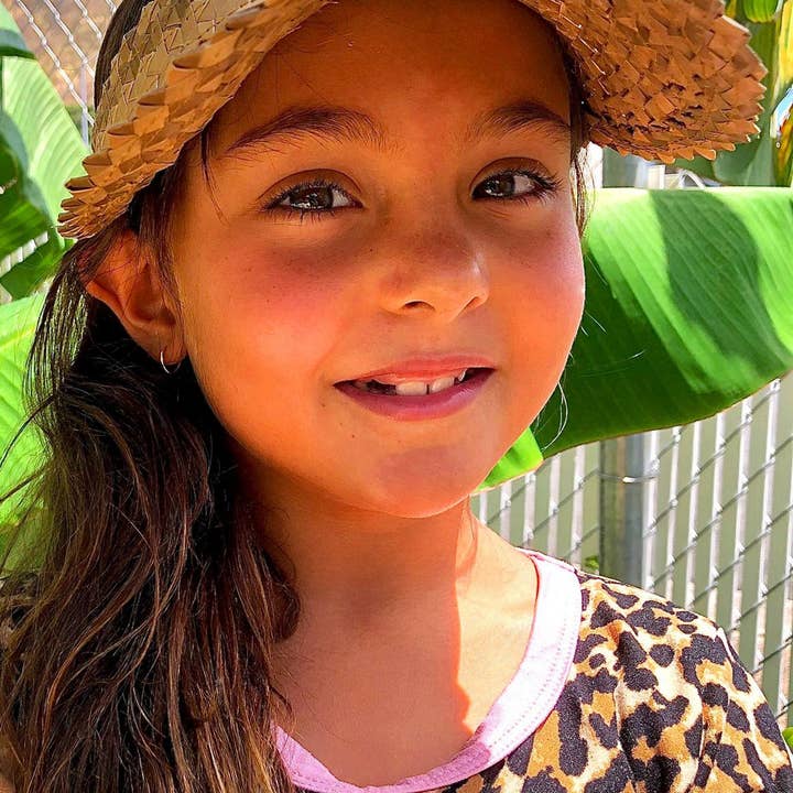 Seven Island - Wholesale Visor - Kids - Straw Sun Visor Hat (Kids)
