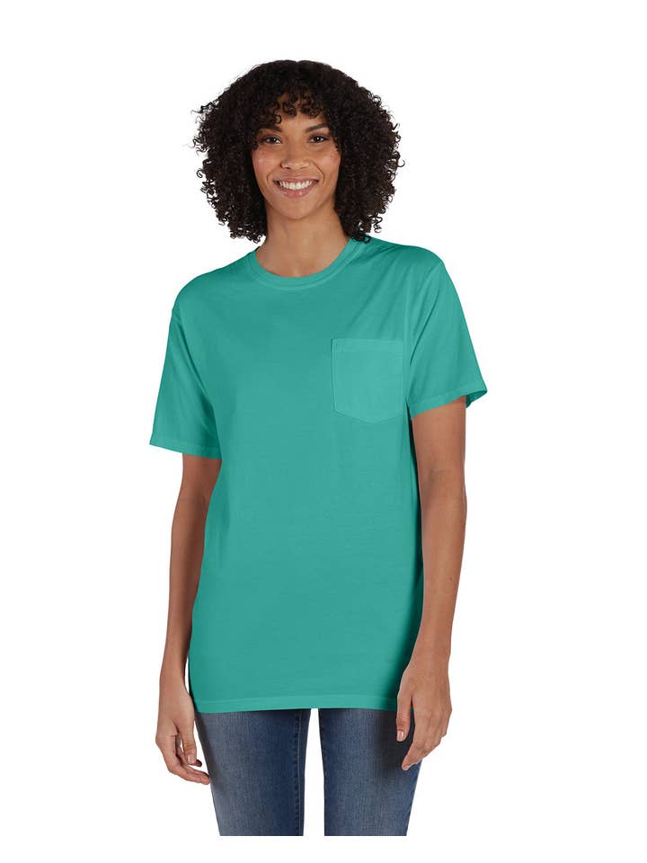 Total Apparel - Wholesale T-Shirt - Women's - ComfortWash by Hanes GDH150 - Garment-Dyed T-Shirt w/ Pocket19