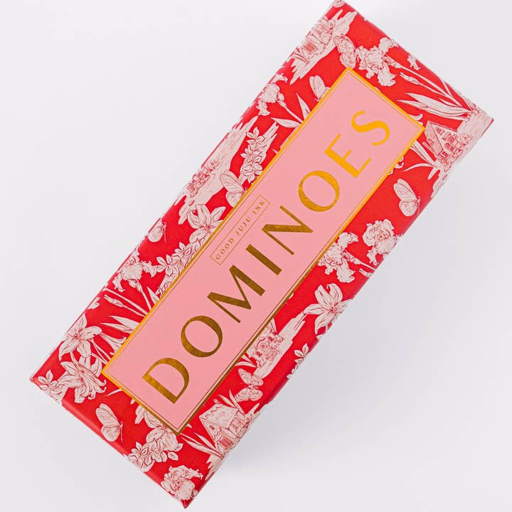 Good Juju Ink - Wholesale Dominoes - Fairy House Toile Domino Set3