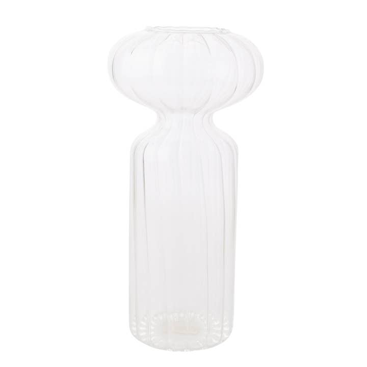 Hestia Clear Glass Vase for wholesale by WIDDOP and Co.