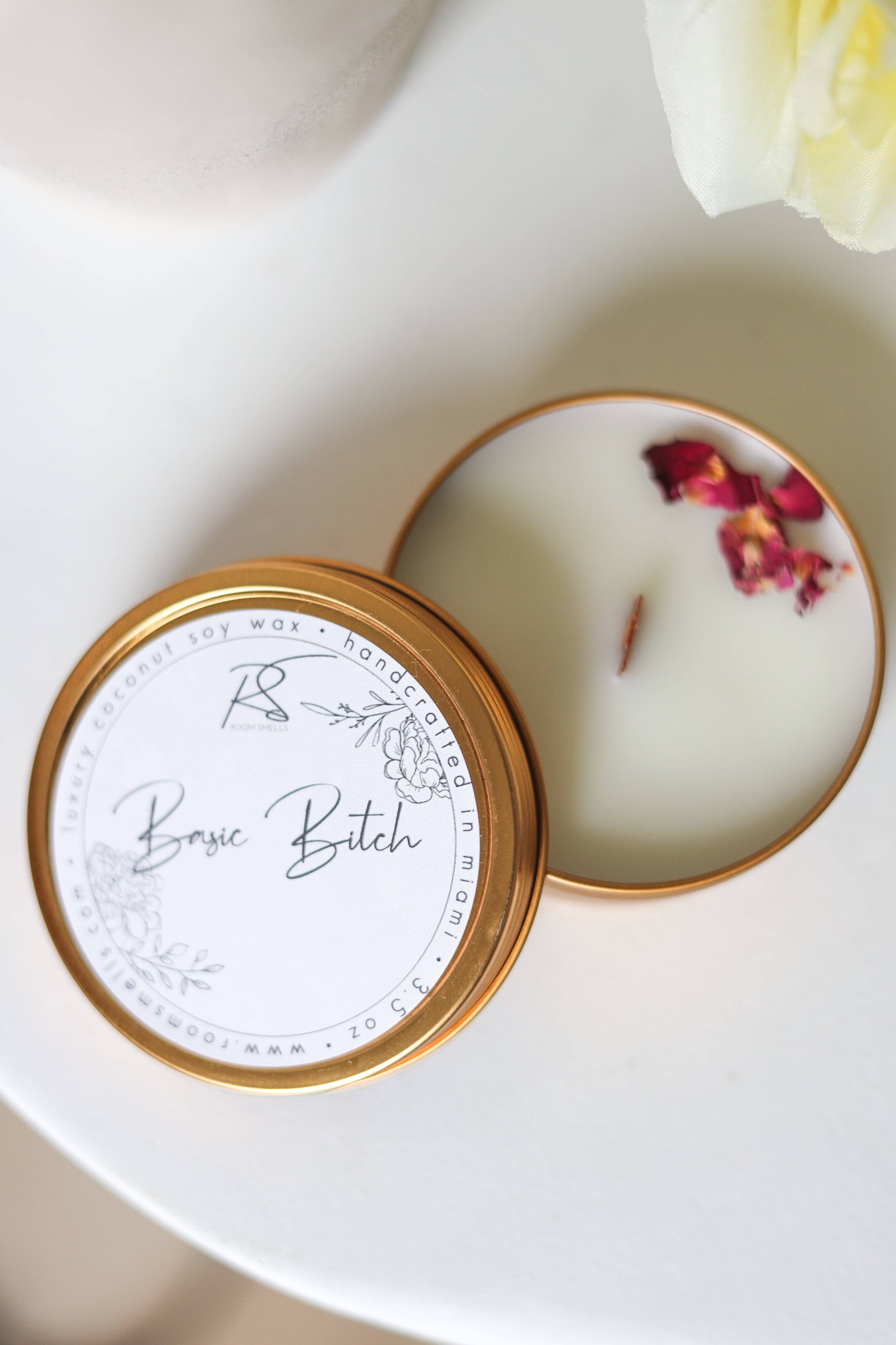 RoomSmells - Wholesale Travel Candles - Basic Bitch - 3.5 oz1