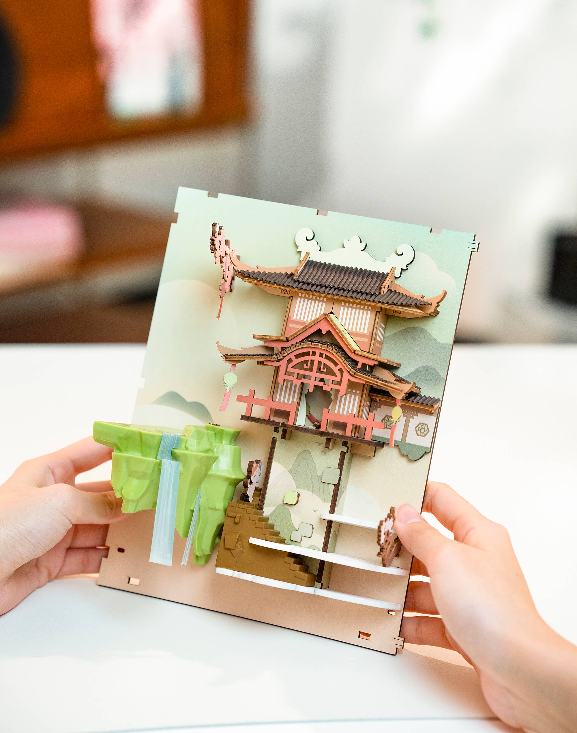 Hands Craft - Wholesale Puzzle - Kids - DIY Book Nook Kit: Falling Sakura5