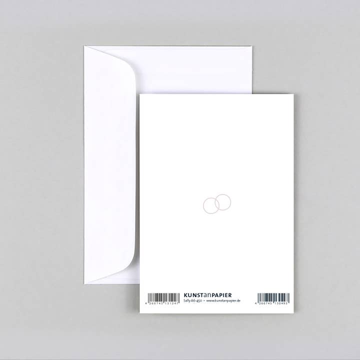 Kunst an Papier - Wholesale Wedding Card - Wedding Card Sally Love1