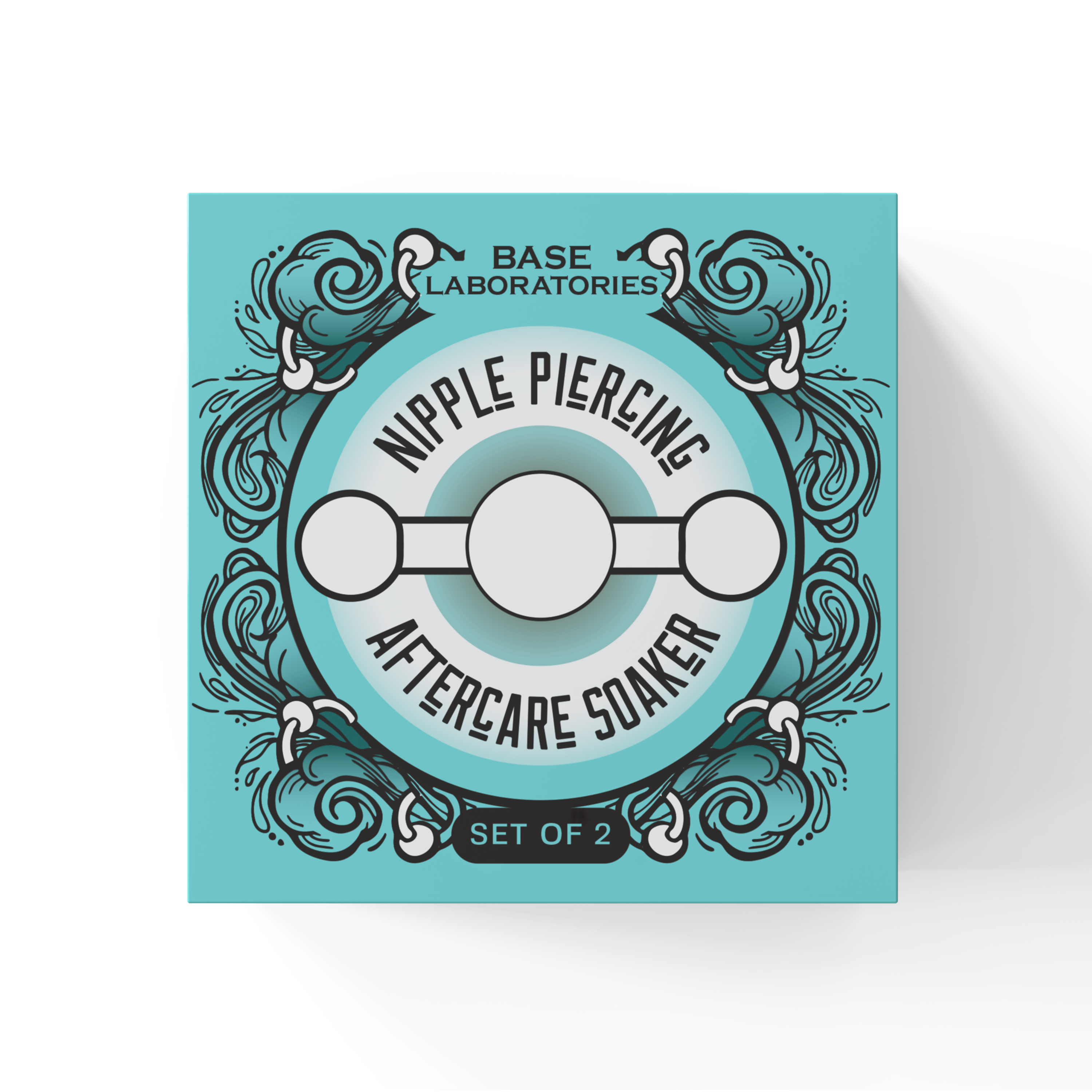 Base Laboratories - Wholesale Bandaids/Bandages - Nipple Piercing Aftercare Cups - Hands-Free Soaker Set4