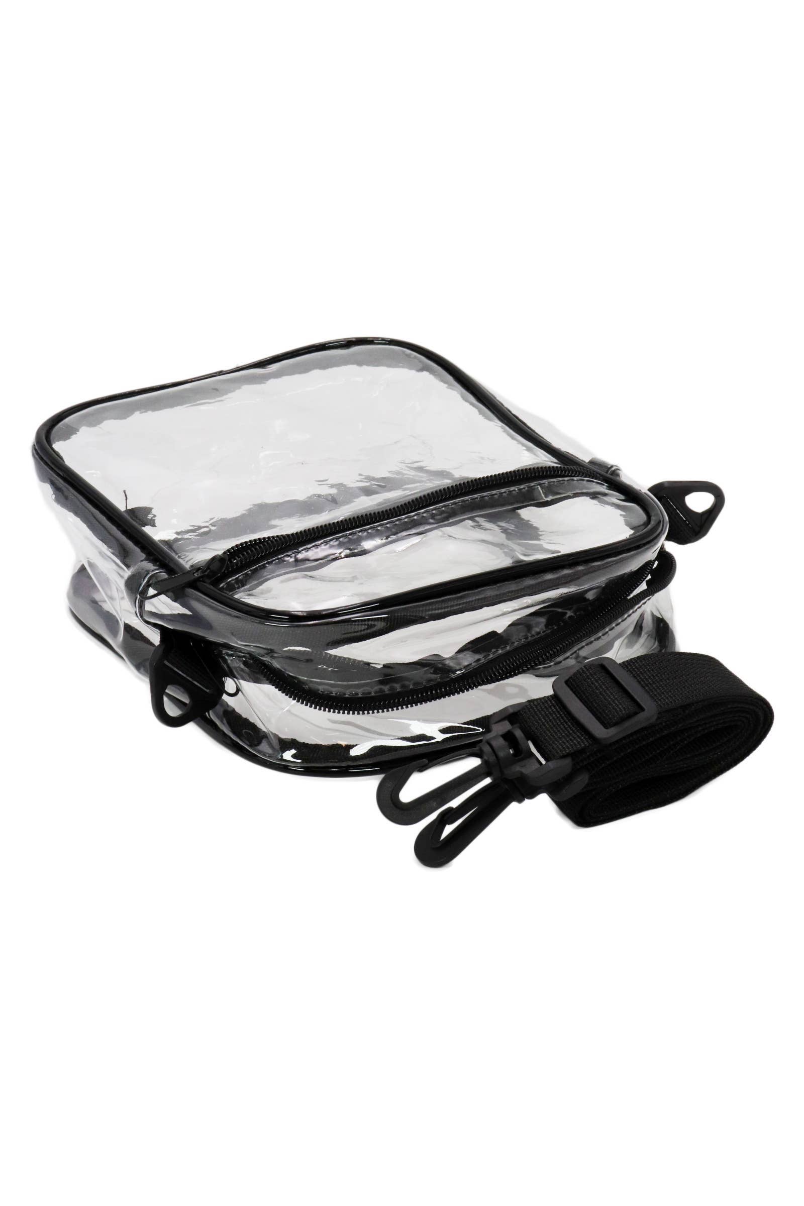 Large Clear Pvc Crossbody Messenger Bag - 8.5 Inch for wholesale on Faire5