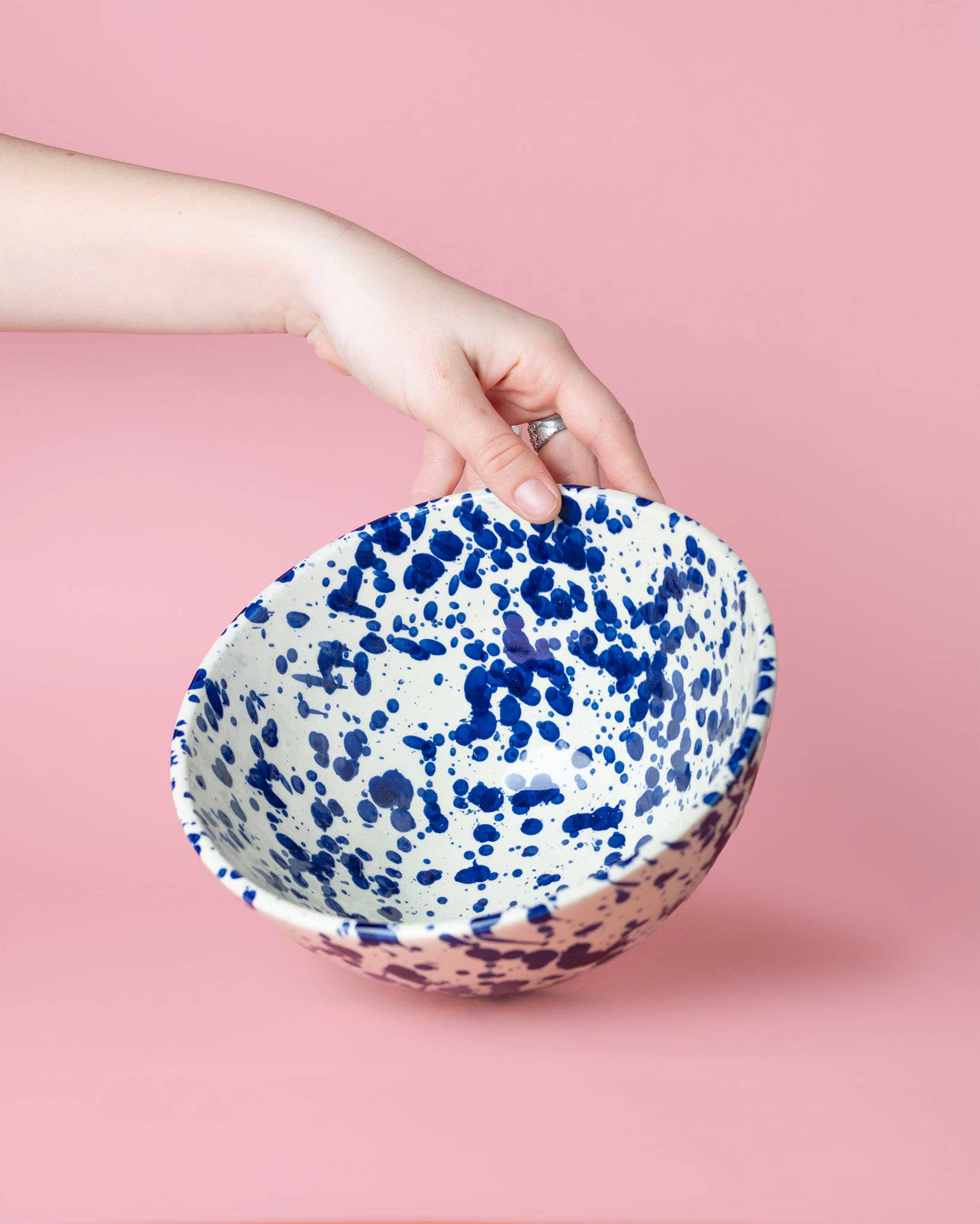 Alfar Tierra Cocida - Wholesale Salad Plate - Ceramic salad bowl 1.5l - 21cm / PERSIA Dots3