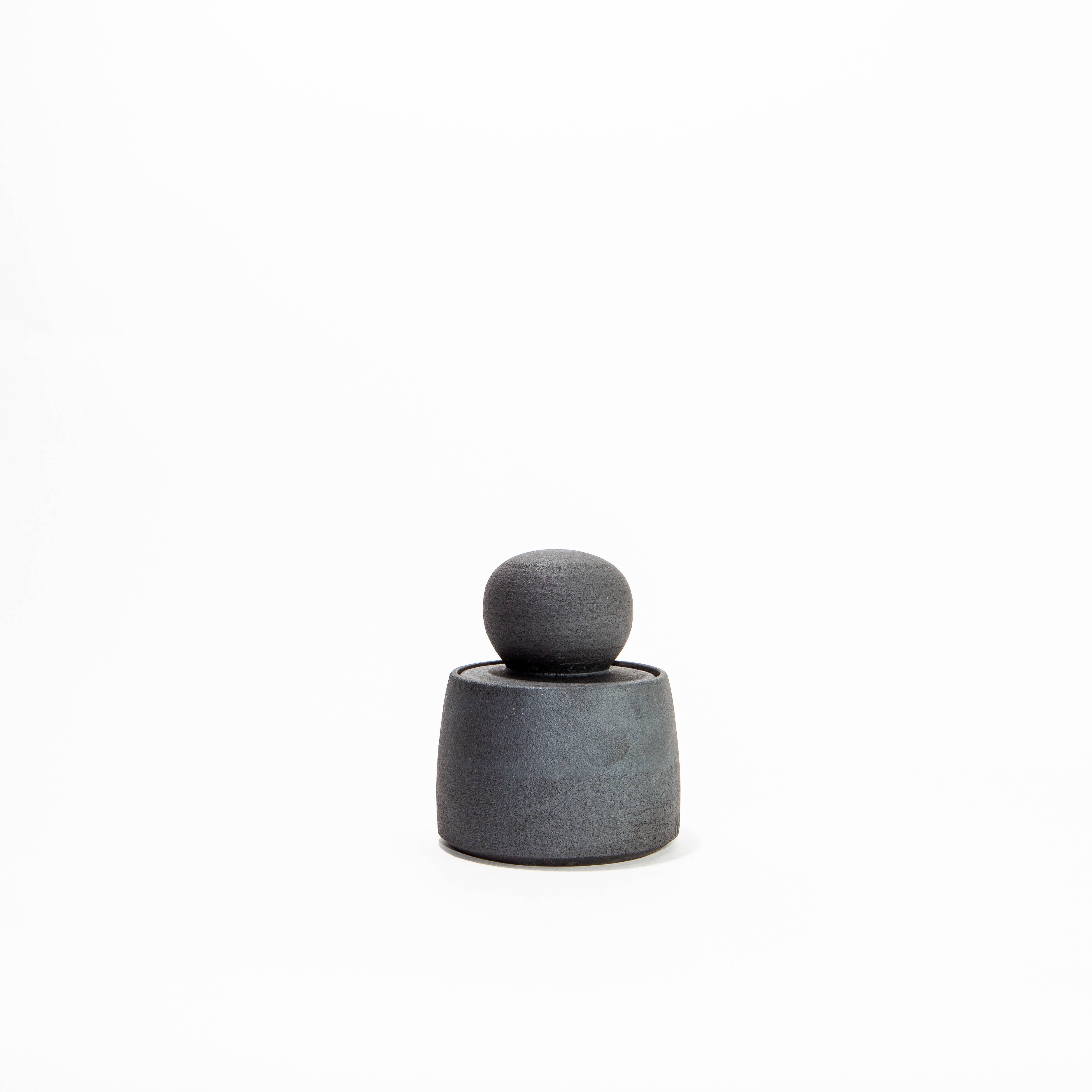 MH STUDIO - Wholesale Decorative Jar - Charcoal Black Stash Jars5