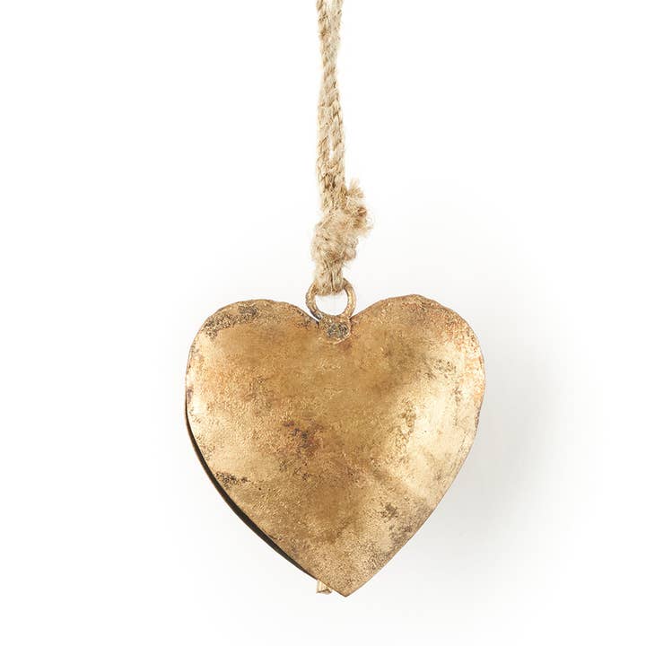 Matr Boomie Fair Trade - Wholesale Wind Chime - Alaya Heart Wind Chime - Rustic Bell