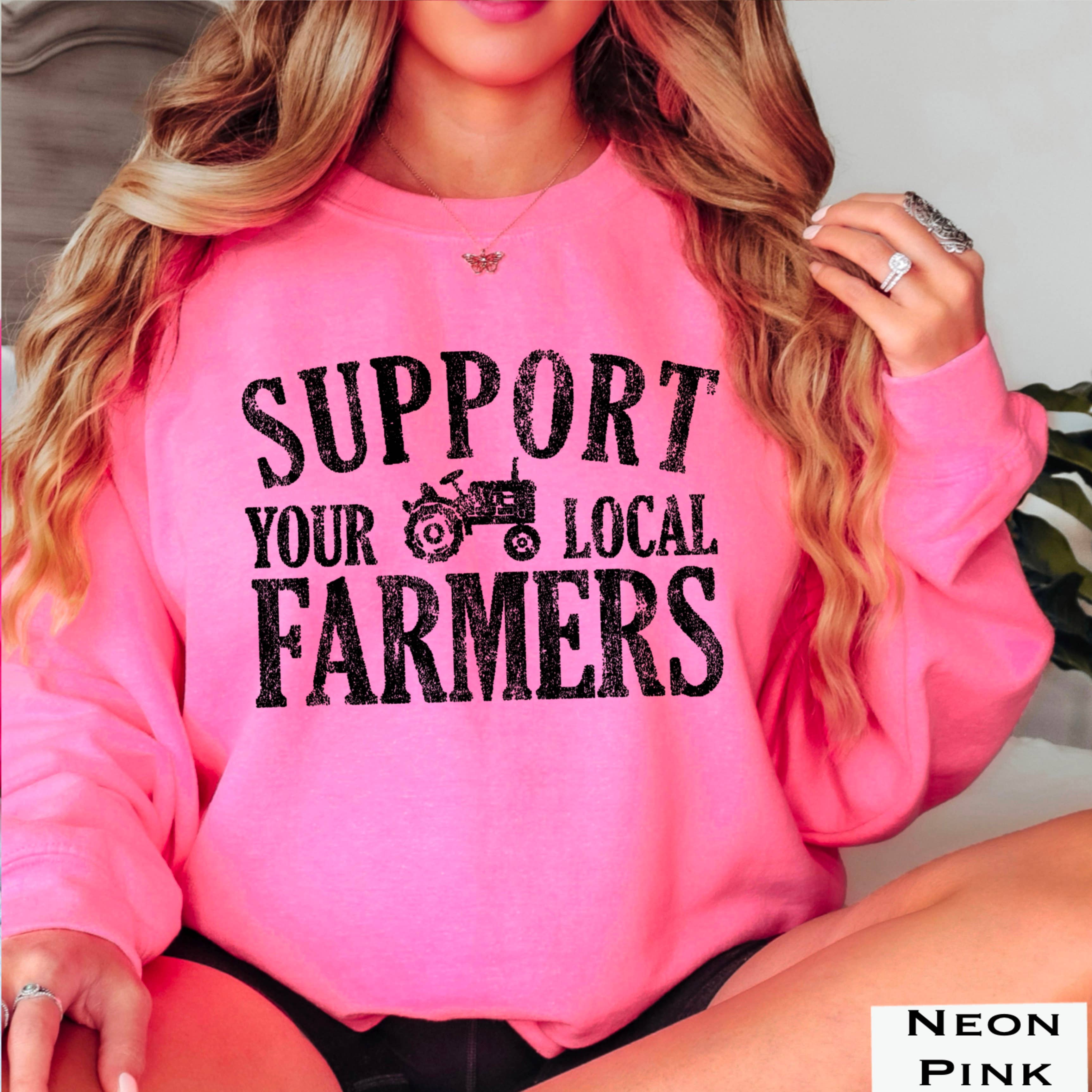 Shoppe SHC - Wholesale Graphic Sweatshirt - Women's - Support Your Local Farmers Women’s  Graphic Sweatshirt7