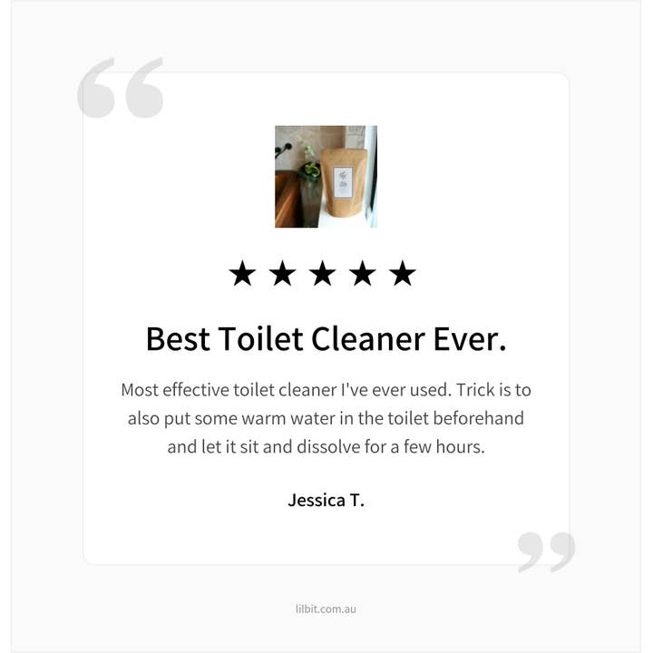 Lil'Bit Better – Großhandel Toilettenreiniger – Rosalina Toilettenreinigungstabletten (20) - Bio10