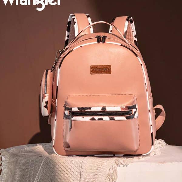 South End Clothing and Apparel L.L.C – Engroshandel Rygsæk - Dame – Wrangler Cow Print rygsæk2