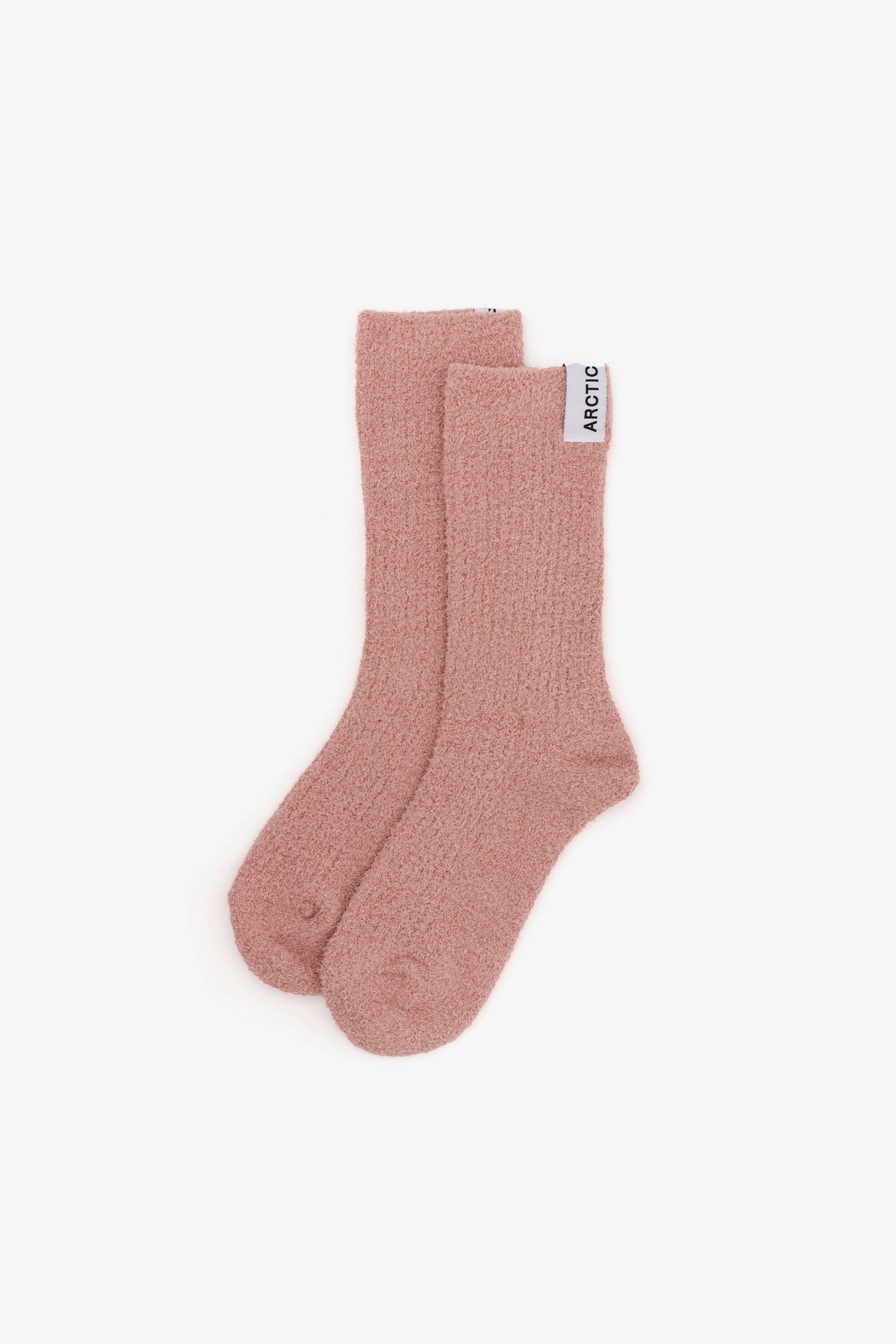 ARCTIC FOX & CO. - Wholesale Socks - Women's - Cosy Socks - 100% Recycled - Muted Pink - AW250