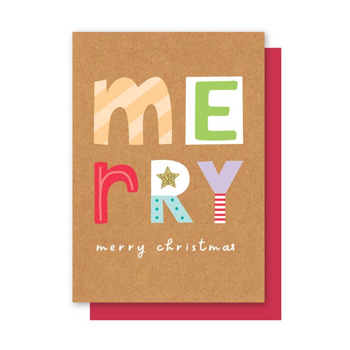MERRY CHRISTMAS CARD for wholesale by Elly Oak