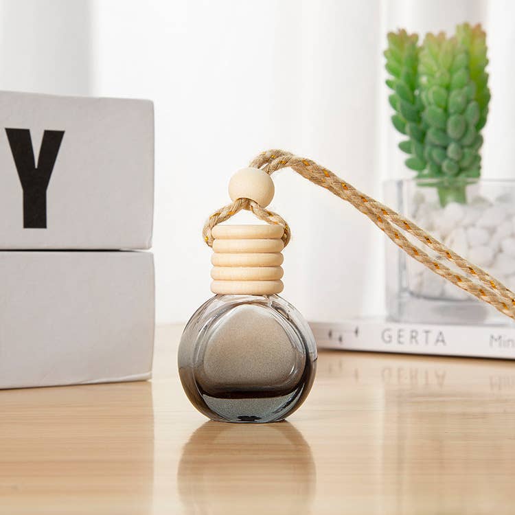 Candles Meta - Vente Désodorisant pour voiture – unisexe - Bouteille suspendue vide ronde colorée pour désodorisant de voiture 10 ml6