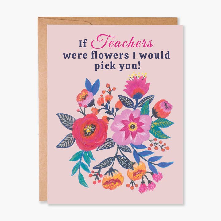 Cartão Professor, Cartão Professor, Cartão Professor Floral por atacado de ColorOnTheCrib Inc.