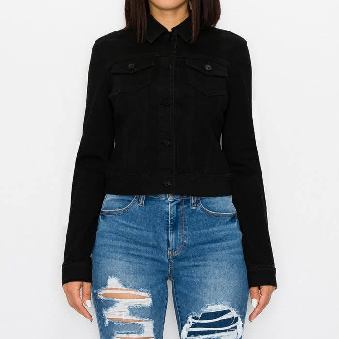 Pinkbloom - Wholesale Denim Jacket - Women's - STONE WASHED DENIM JACKET8