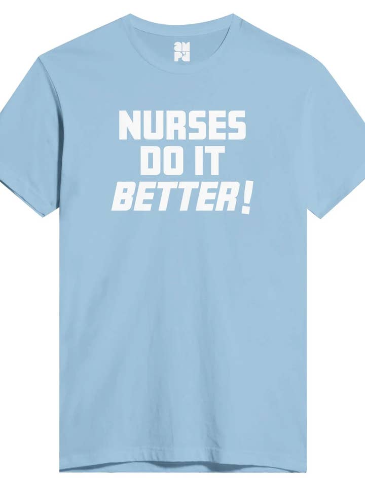 Nurses Do It Better! - Men's Fitted T-Shirt (Worn by Robert Plant of Led Zeppelin 1977) for wholesale by Amp'd Apparel Company