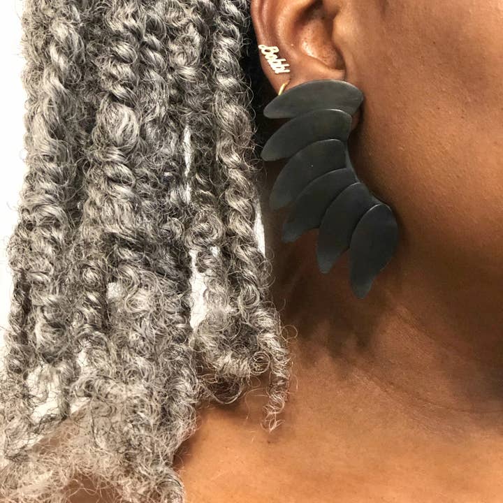 Courtney Petals - Black for wholesale by Bobbi Made This