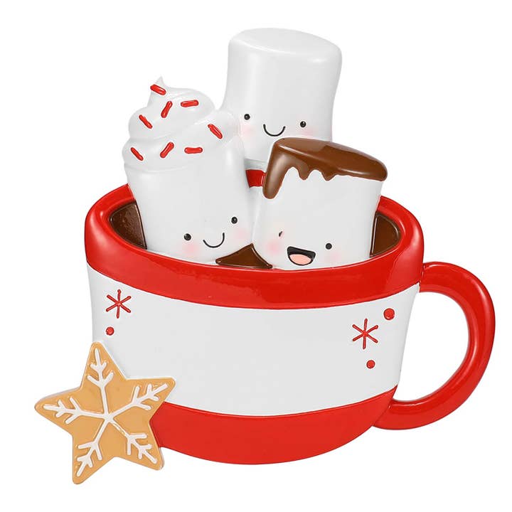 PolarX Ornaments - Wholesale Ornament - Hot Cocoa Family Personalized Ornament