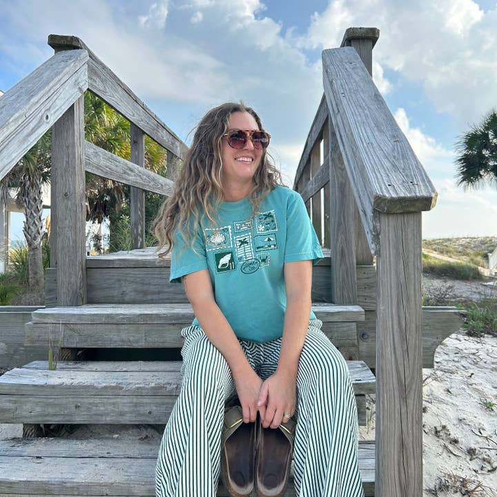 Stamps Tee for wholesale by Vitamin Sea Clothing