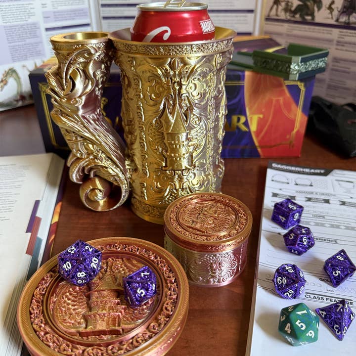 American Carver LLC - Wholesale Dice - Wizard Castle Dice Tower Tankard | TTRPG, D&D, Daggerheart3