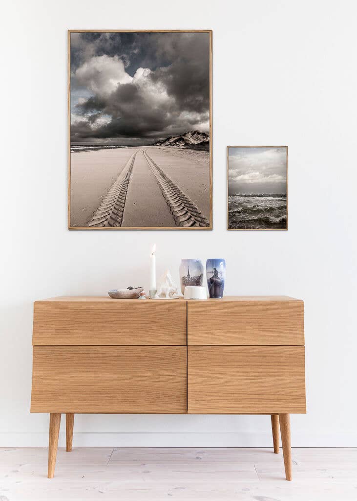 Foto Factory - Wholesale Art Print - Tracks on the beach2