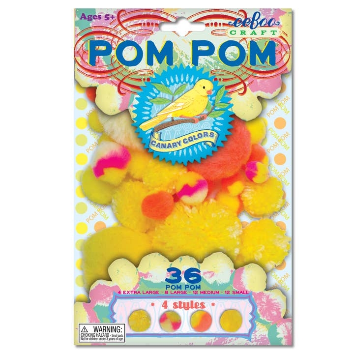 Canary Pom Pom for wholesale by eeBoo