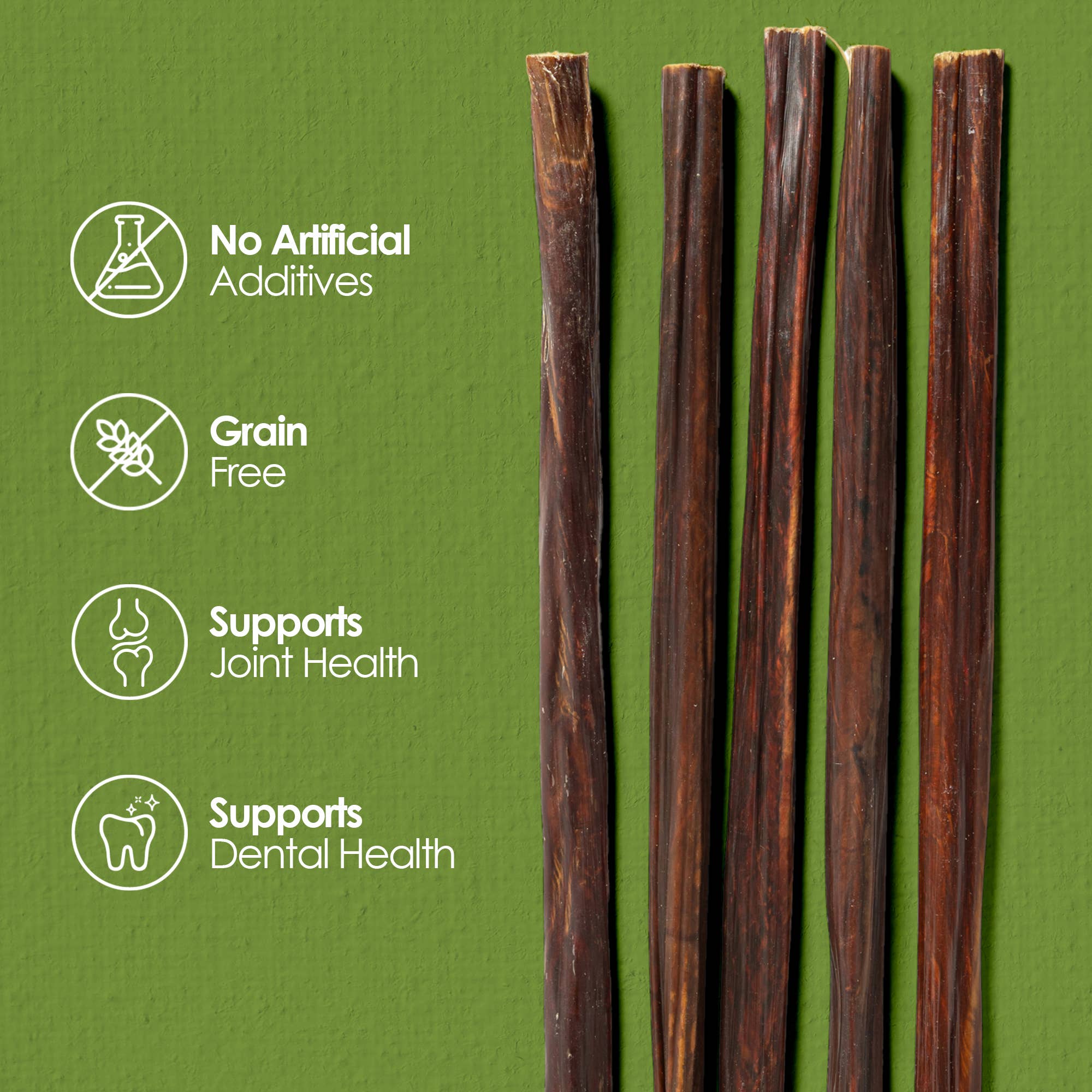 Palz&Co - Wholesale Pet Treats - Dog - Moodog Beef Gullet Sticks 6"-12" - Pack of 2510