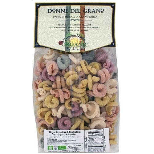 M5 Corporation - Wholesale Pasta - Organic Little Spinning Tops Colored Pasta - 17.6oz (500gm)2