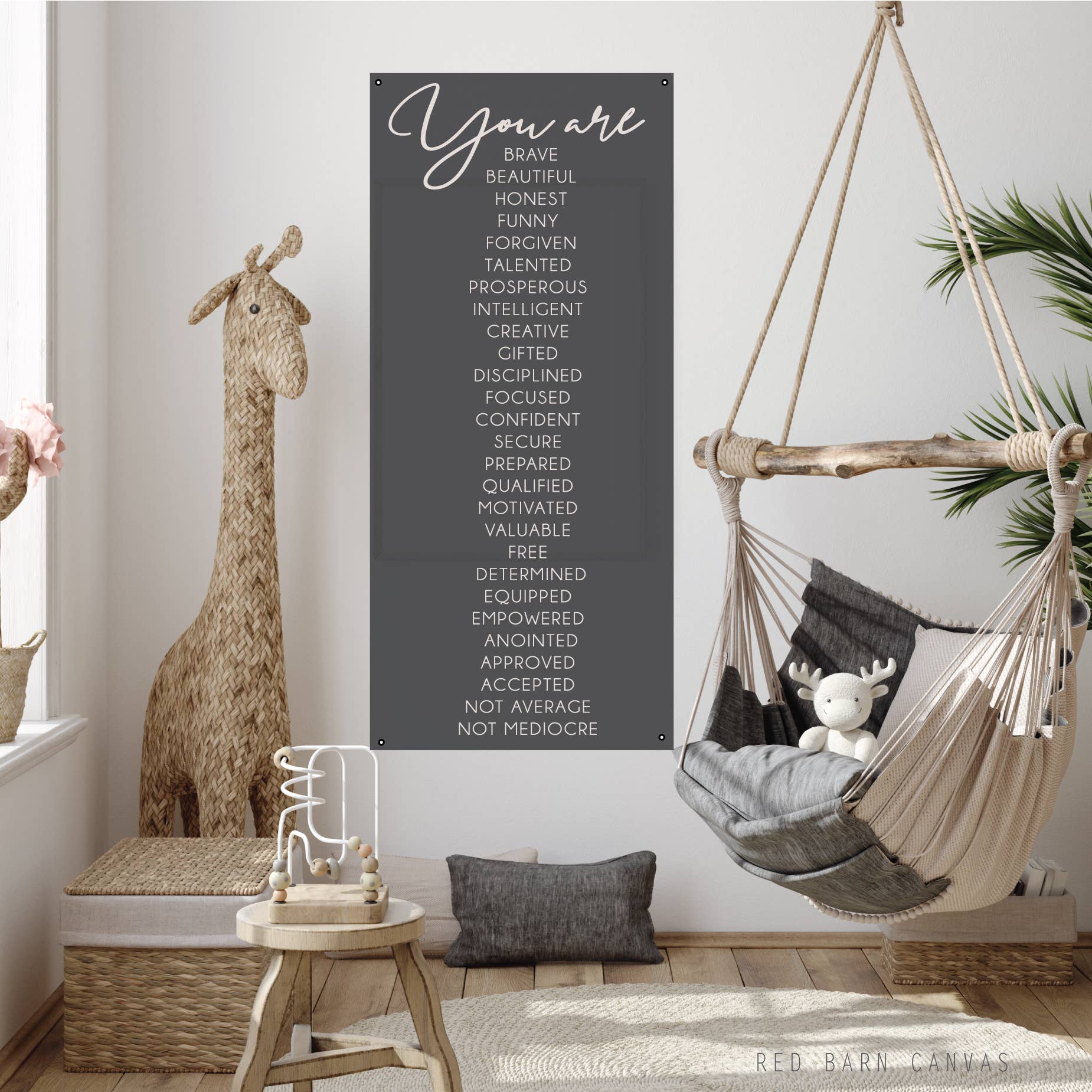 Red Barn Canvas - Wholesale Tapestry/Textile - You Are | XL Canvas Tarp0