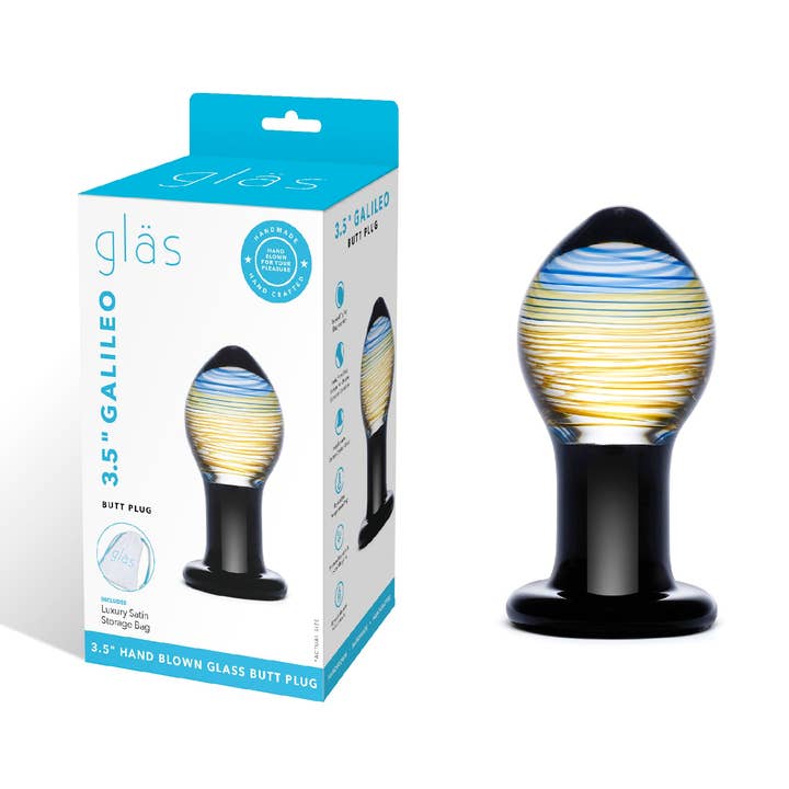 3.5" Galileo Butt Plug for wholesale by Lux Fetish Store