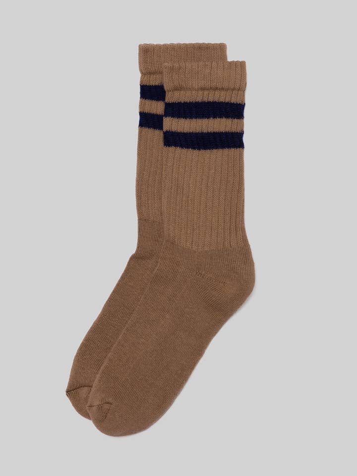 American Trench - Wholesale Socks - Unisex - The Retro Double Stripe9