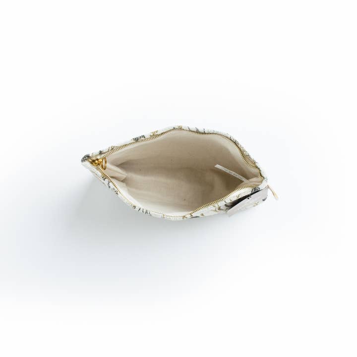 Flowerie - Wholesale Pouch - Women's - Dabble Tool Bag | Woven Zippered Pouch in Vintage Floral 1