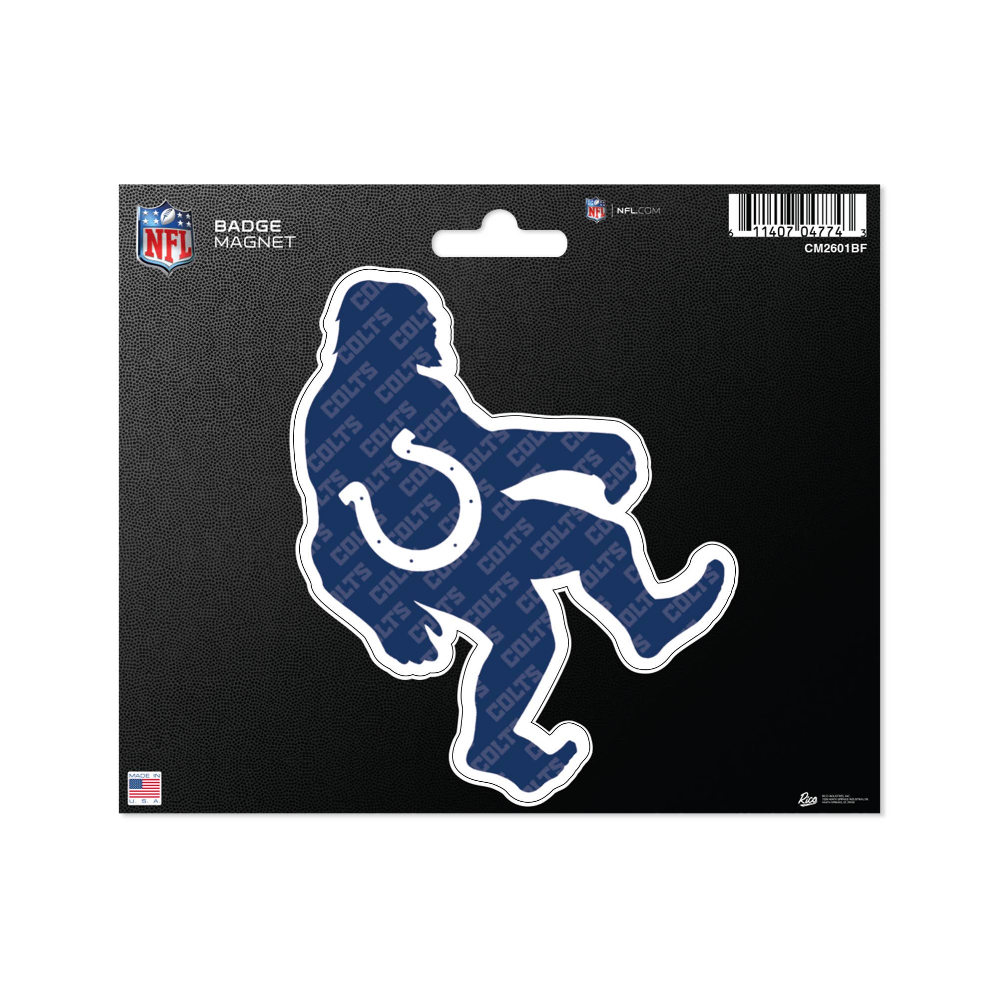 Rico Industries - Wholesale Magnet - NFL Football Indianapolis Colts Bigfoot Badge Magnet0