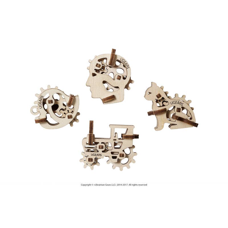 Everyday Supply Co - Wholesale Puzzle - Adult - UGEARS - UGears U-Fidget 3D Puzzle Model Natural [UTG0026]0